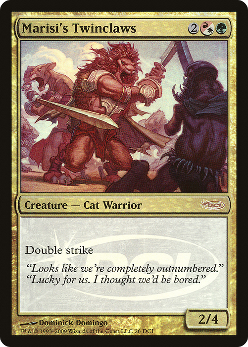 Marisi's Twinclaws (WPN-026) - rare - Foil