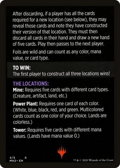 Urza's Blueprints (minigame) // Urza's Blueprints (cont'd) (MMH2-004) - common - Foil