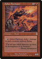 Ashen Firebeast (ODY-174) - rare