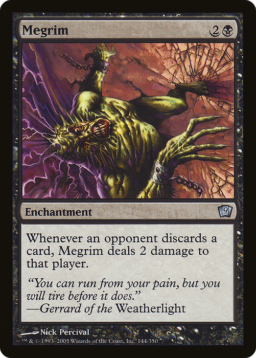 Megrim (9ED-144★) - uncommon - Foil