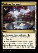 Secluded Courtyard (M3C-372) - uncommon - Foil