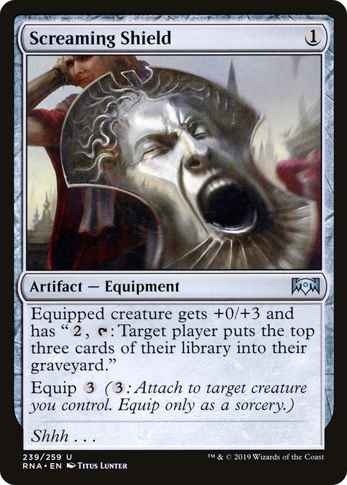 Screaming Shield (RNA-239) - uncommon - Foil