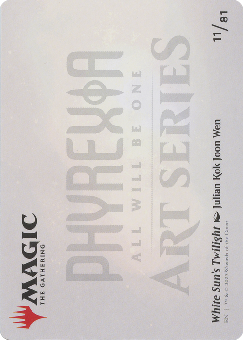 White Sun's Twilight // White Sun's Twilight (AONE-011) - common (Borderless) - Foil