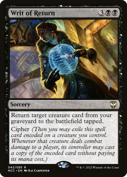 Writ of Return (PPSNC-42P) - rare - Foil