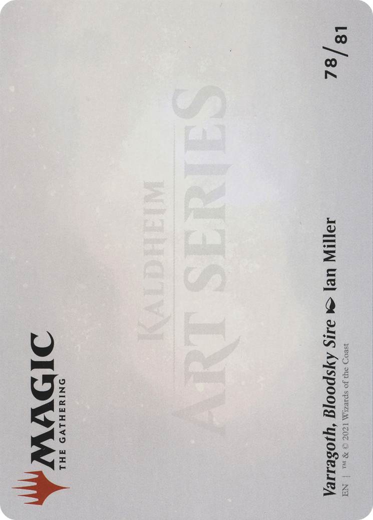Varragoth, Bloodsky Sire // Varragoth, Bloodsky Sire (AKHM-078) - common (Borderless) - Foil