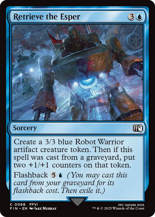 Retrieve the Esper (FIN-068) - common - Foil