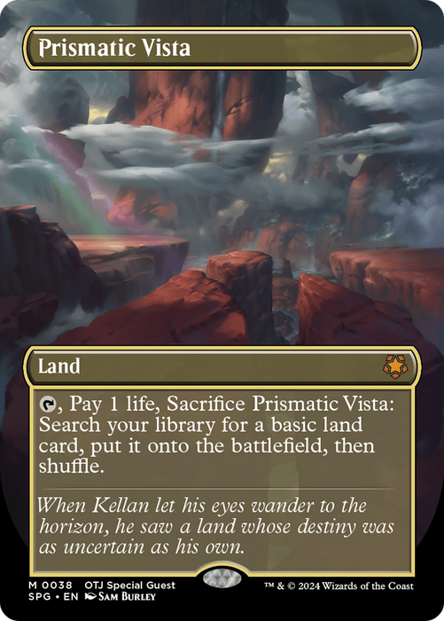 Prismatic Vista (SPG-038) - mythic (Borderless) - Foil