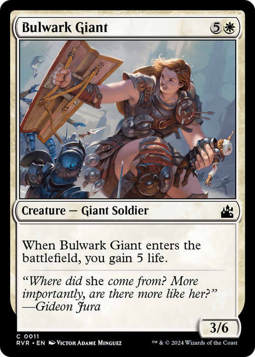 Bulwark Giant (RVR-011) - common - Foil