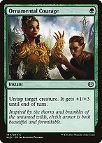 Ornamental Courage (KLD-164) - common - Foil
