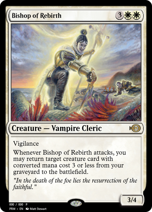 Bishop of Rebirth (PRM-65662) - rare - Foil
