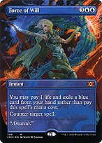 Force of Will (2XM-340) - mythic (Borderless) - Foil