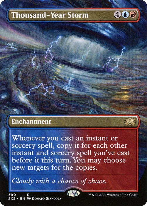 Thousand-Year Storm (2X2-390) - rare (Borderless) - Foil