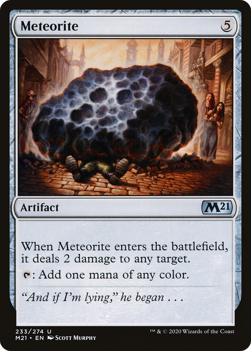 Meteorite (M21-233) - uncommon - Foil