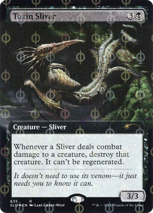 Toxin Sliver (SLD-635Φ) - rare: (Extended Art) - Foil