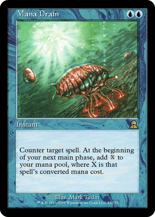 Mana Drain (ME3-043) - rare - Foil