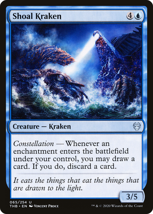Shoal Kraken (THB-065) - uncommon - Foil