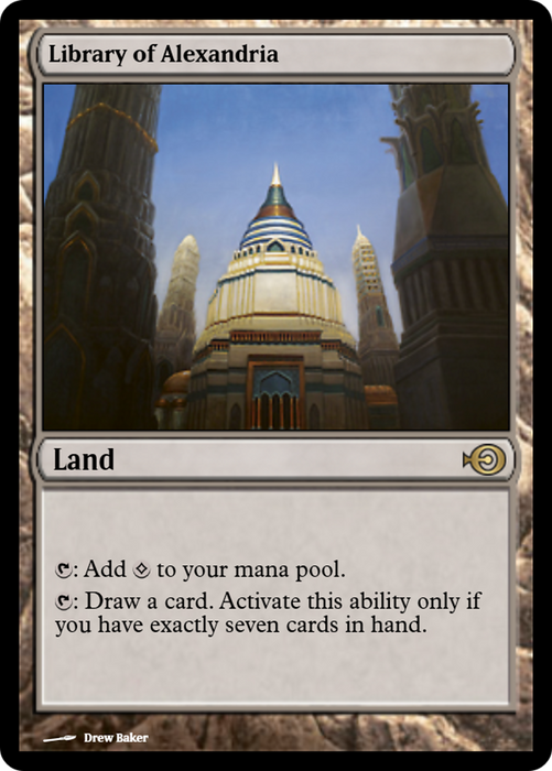 Library of Alexandria (PRM-46940) - rare - Foil