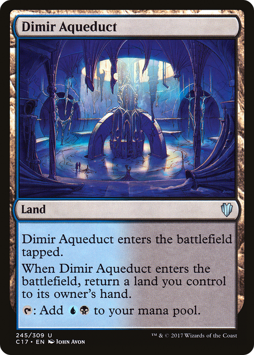 Dimir Aqueduct (C17-245) - uncommon
