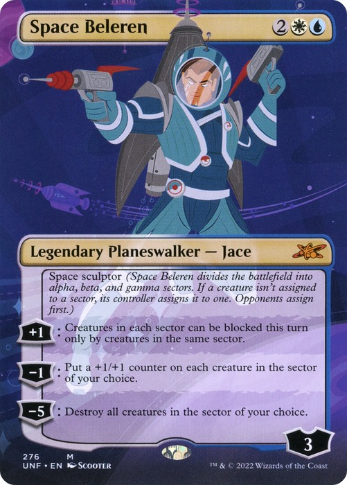 Space Beleren (UNF-276) - mythic (Borderless) - Foil