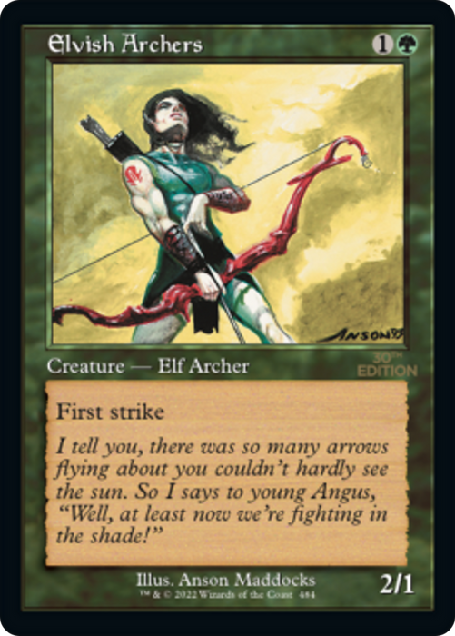 Elvish Archers (30A-484) - rare