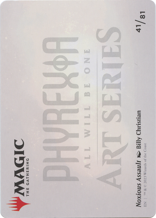 Noxious Assault // Noxious Assault (AONE-041) - common (Borderless) - Foil