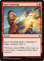 Jaya's Greeting (WAR-136) - common