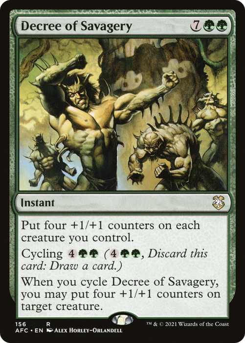Decree of Savagery (AFC-156) - rare