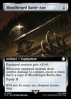 Bloodforged Battle-Axe (PIP-481) - rare: (Extended Art)