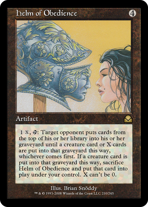 Helm of Obedience (ME2-210) - rare - Foil