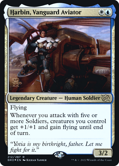 Harbin, Vanguard Aviator (PRE-212S) - rare - Foil