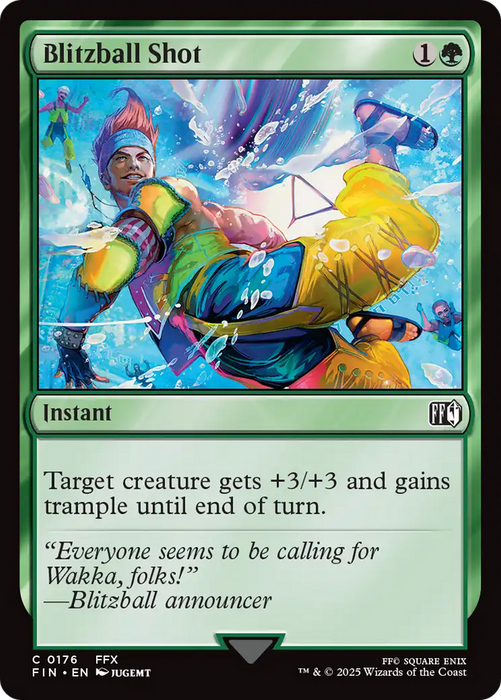Blitzball Shot (FIN-176) - uncommon - Foil