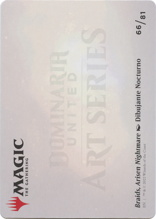 Braids, Arisen Nightmare // Braids, Arisen Nightmare (ADMU-066) - common (Borderless) - Foil