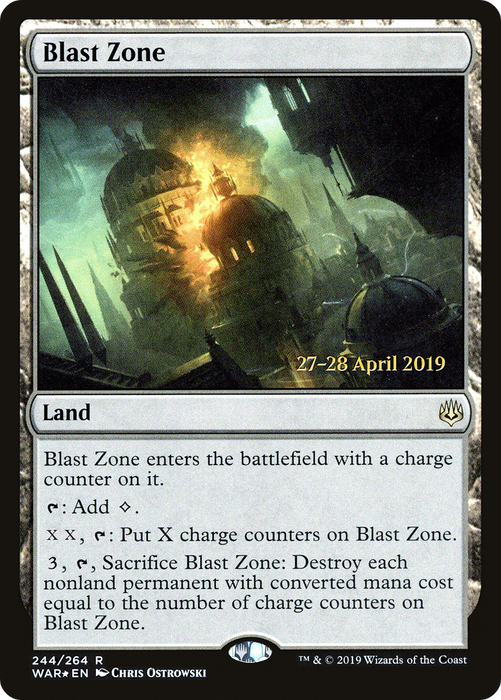 Blast Zone (PRE-244S) - rare - Foil