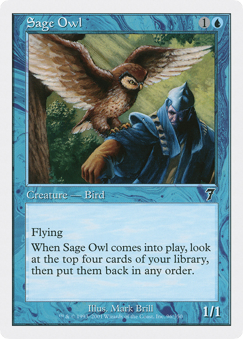 Sage Owl (7ED-096) - common