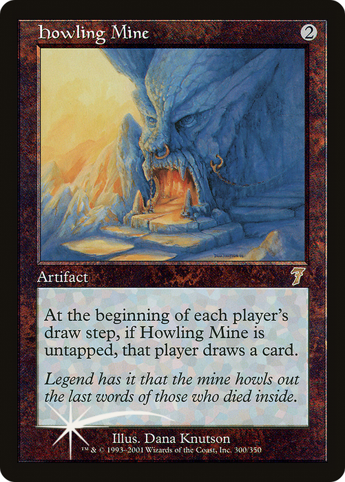 Howling Mine (7ED-300★) - rare - Foil