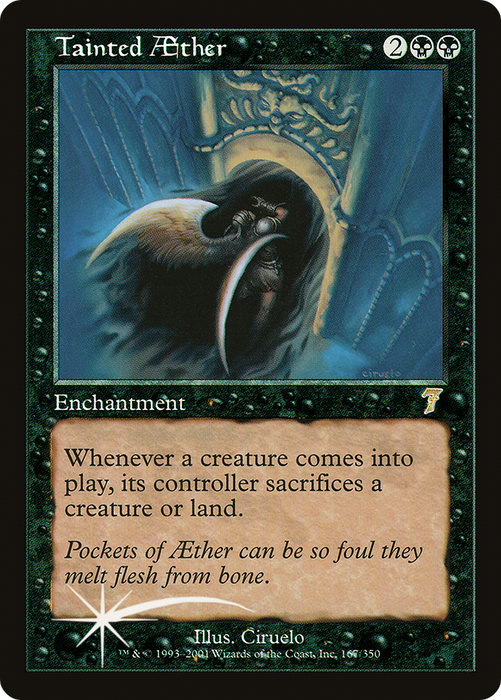Tainted Aether (7ED-167★) - rare - Foil
