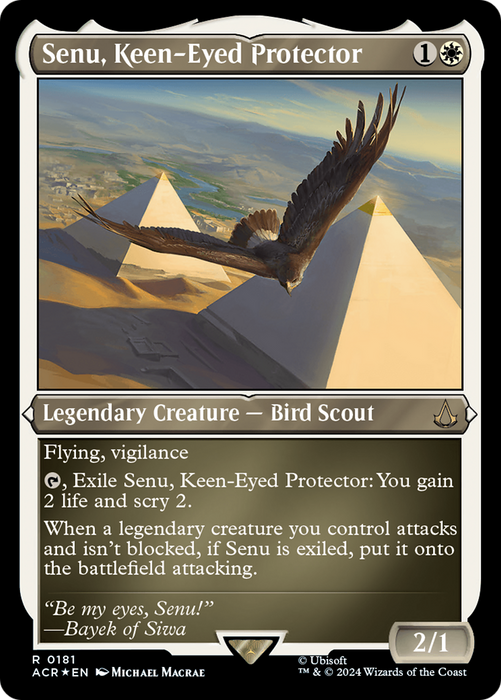 Senu, Keen-Eyed Protector (ACR-181) - rare - Etched Foil