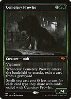 Cemetery Prowler (DBL-458) - mythic - Foil