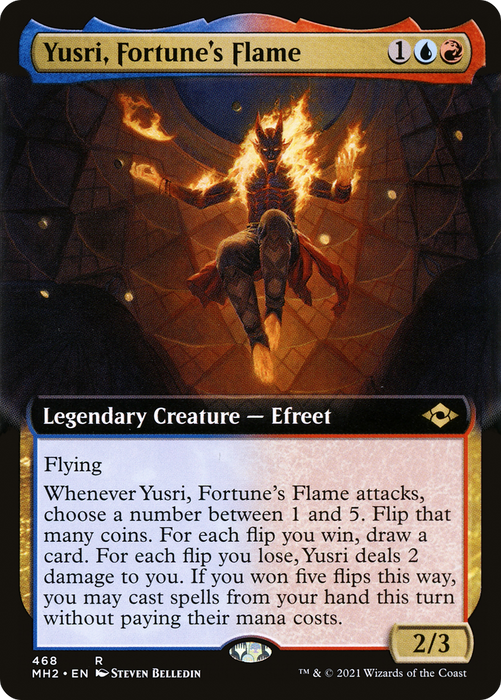 Yusri, Fortune's Flame (MH2-468) - rare: (Extended Art) - Foil