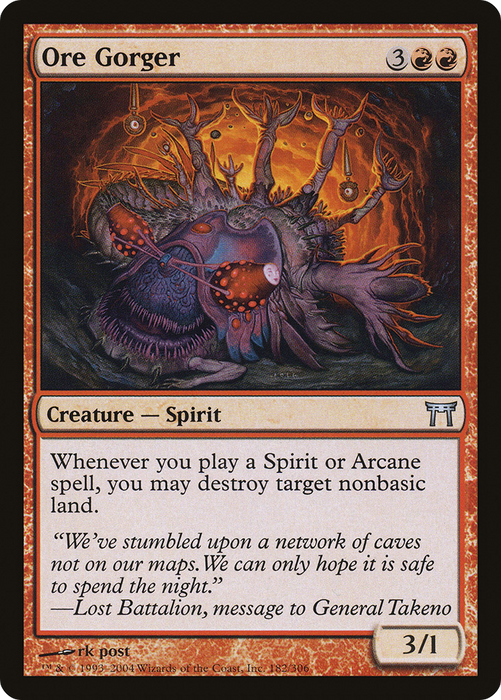 Ore Gorger (CHK-182) - uncommon - Foil