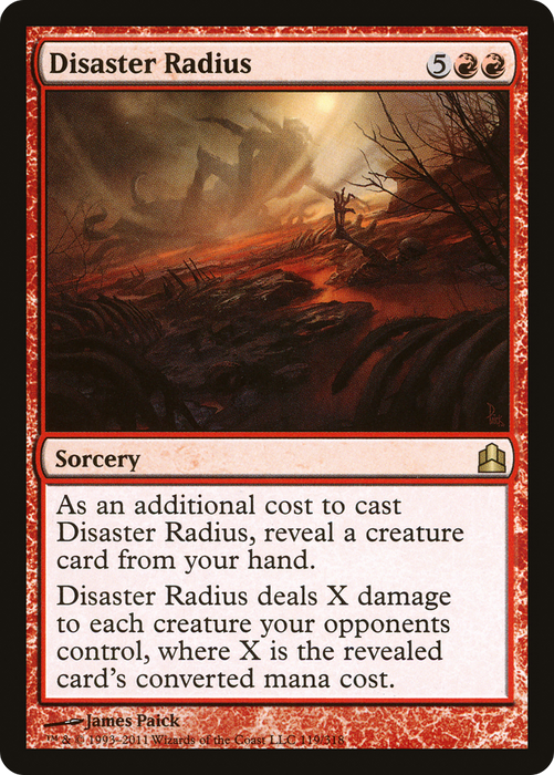 Disaster Radius (CMD-119) - rare