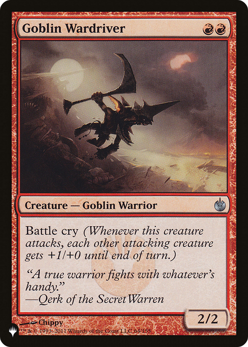 Goblin Wardriver (LIST-MBS-64) - uncommon