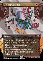 Molten Collapse (LCI-342) - rare (Borderless)