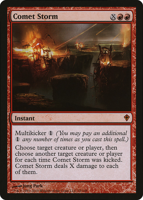 Comet Storm (P10-076) - mythic