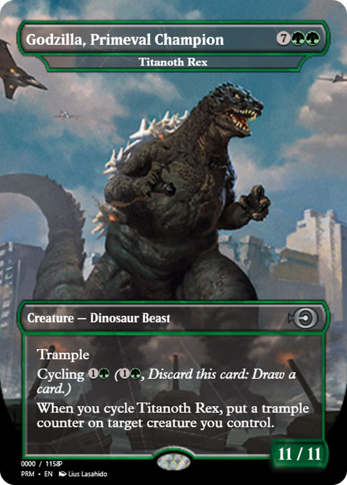 Titanoth Rex (PRM-80925) - uncommon / Godzilla, Primeval Champion - Foil