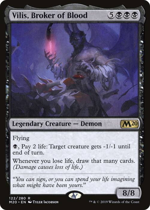 Vilis, Broker of Blood (M20-122) - rare - Foil