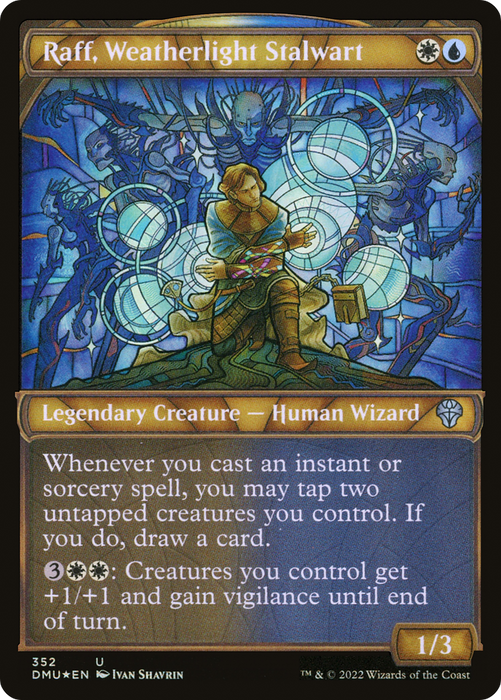 Raff, Weatherlight Stalwart (DMU-352) - uncommon: (Showcase) - Foil