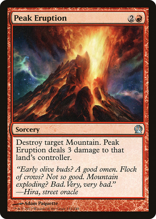 Peak Eruption (THS-132) - uncommon - Foil