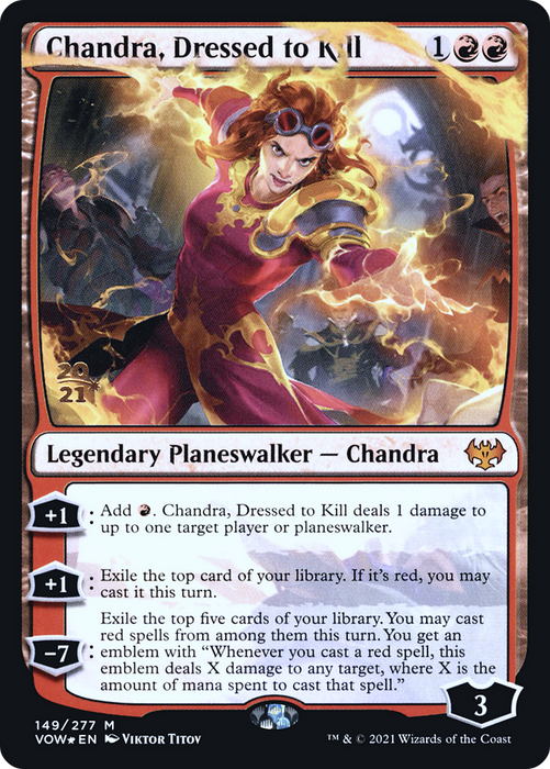 Chandra, Dressed to Kill (PRE-149S) - mythic - Foil