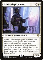 Scholarship Sponsor (C21-022) - rare